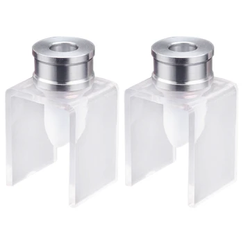 

6 Piece DIY 12.1Mm Simple Lipstick Filling Tube Silicone Mold Aluminum Ring Single Hole Bracket Homemade Lipstick Tool Simple Se