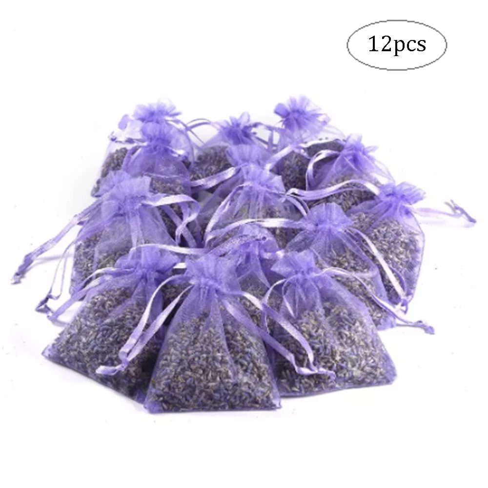 12pcs Lavender Scented Sachets Bag For Closets Drawers Durable Multi
