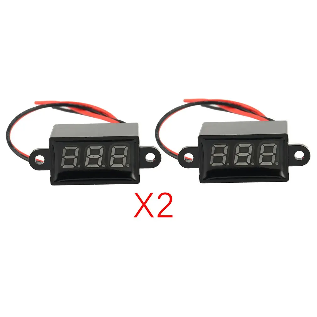 

DC 3V-30V 2-Wire LED Digital Display Panel Voltmeter Electric Voltage Meter Volt Tester for Auto Car Motorcycle Battery Cart New