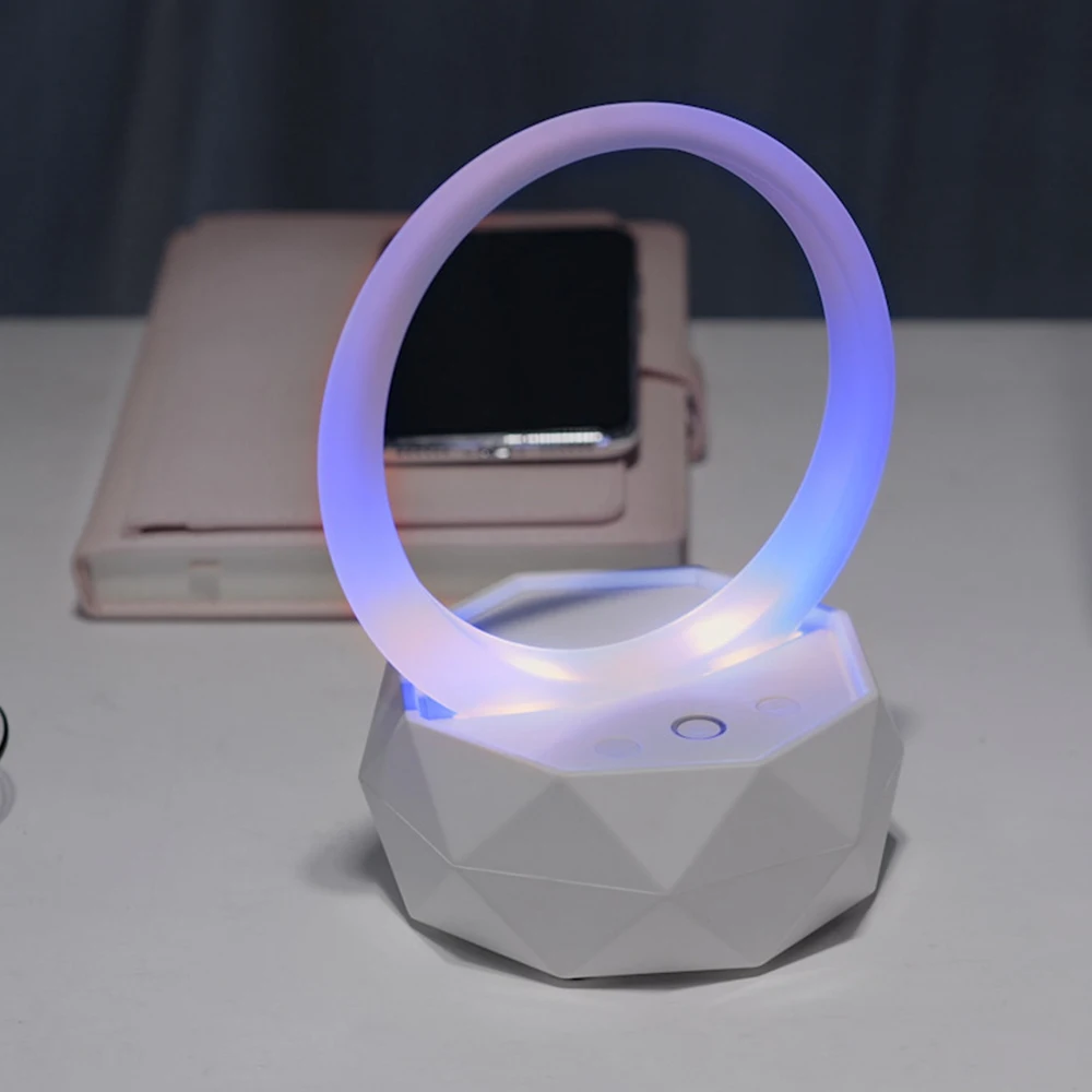 Цветной Bluetooth аудио ночник беспроводной мини ночник USB настольная лампа с зарядкой для спальни прикроватная