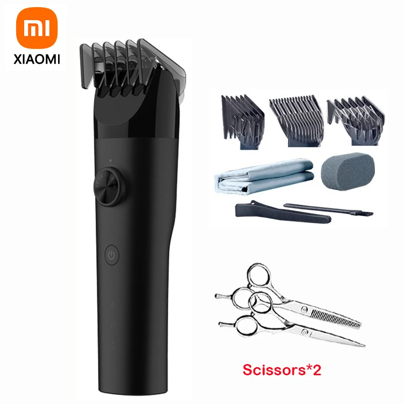 Original Xiaomi Mijia Hair Trimmer IPX7 Waterproof Professional Electrical Clipper Multi-layer Titanium-coated Ceramic Knife | Бытовая