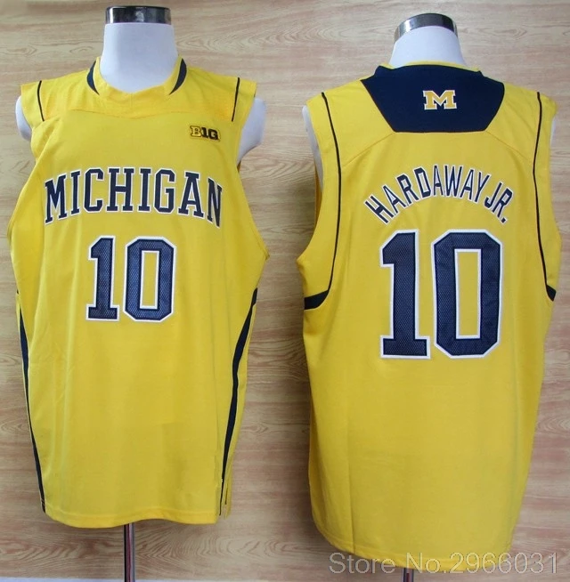 Michigan Wolverines 1 Glenn Robinson 3 Trey Burke 10 Tim Hardaway Jr. 4 Chirs Webber Трикотажные изделия Размер S-XXL - Цвет: Yellow