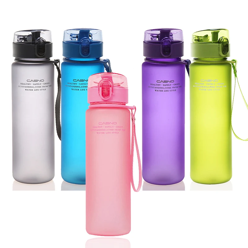 

High quality Water Bottle 400ML 560ML Tour Outdoor Sport Leak Proof Seal School Water bottles Plastic Tritan Drinkware BPA Free