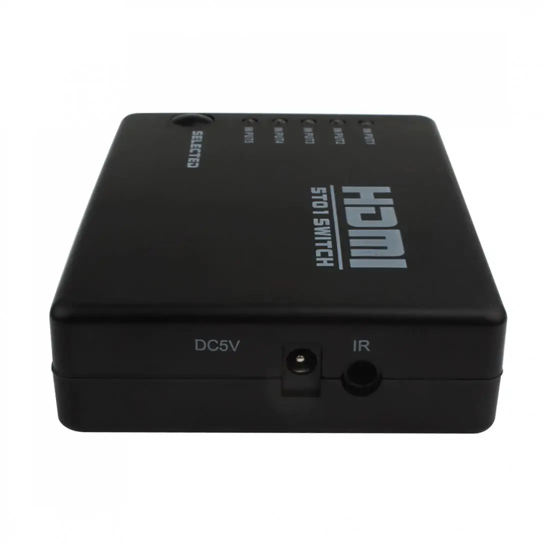 5 в 1 Мини 5 портов HDMI усилитель коммутатор и 1080P HD видео конвертер с пультом дистанционного управления