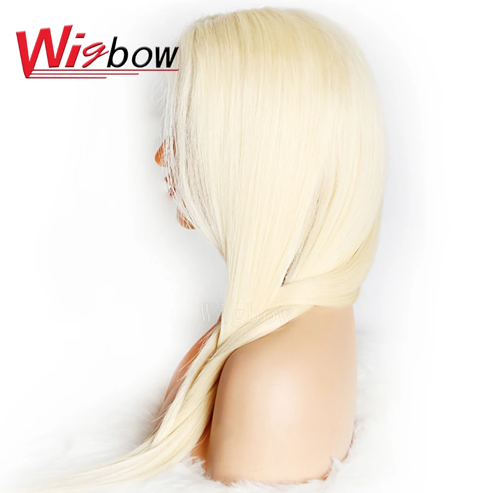 Волосы Wigbow OneCut 613 блонд бразильские Прямые предварительно выщипанные с ребенком