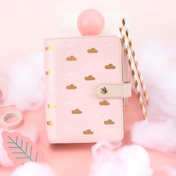 

Kinbor Dream Xiaoyun A6 Loose-Leaf Hand Notebook Multi-Function Notepad Snap Loose-Leaf Binder Student Notebook