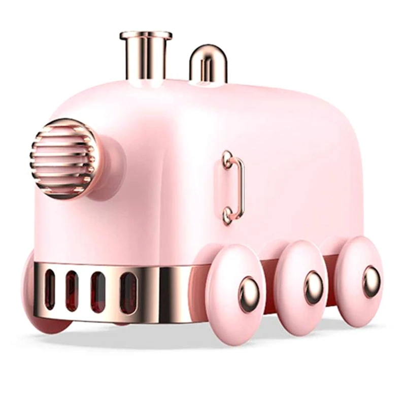 

300Ml Cool Mist Humidifier Mini Train Humidifiers With Relaxing Change Nightlight Quiet Diffuser Vaporizer For Baby Nursery Of