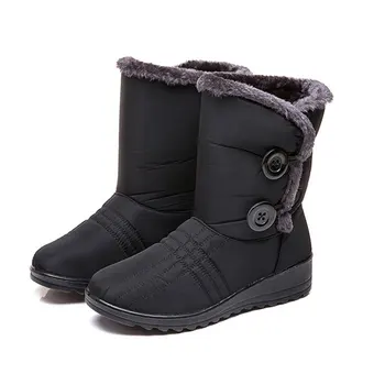 

1 Pair Women Lady Snow Boots Shoes Warm Anti-slip Waterproof for Winter Outdoor &T8