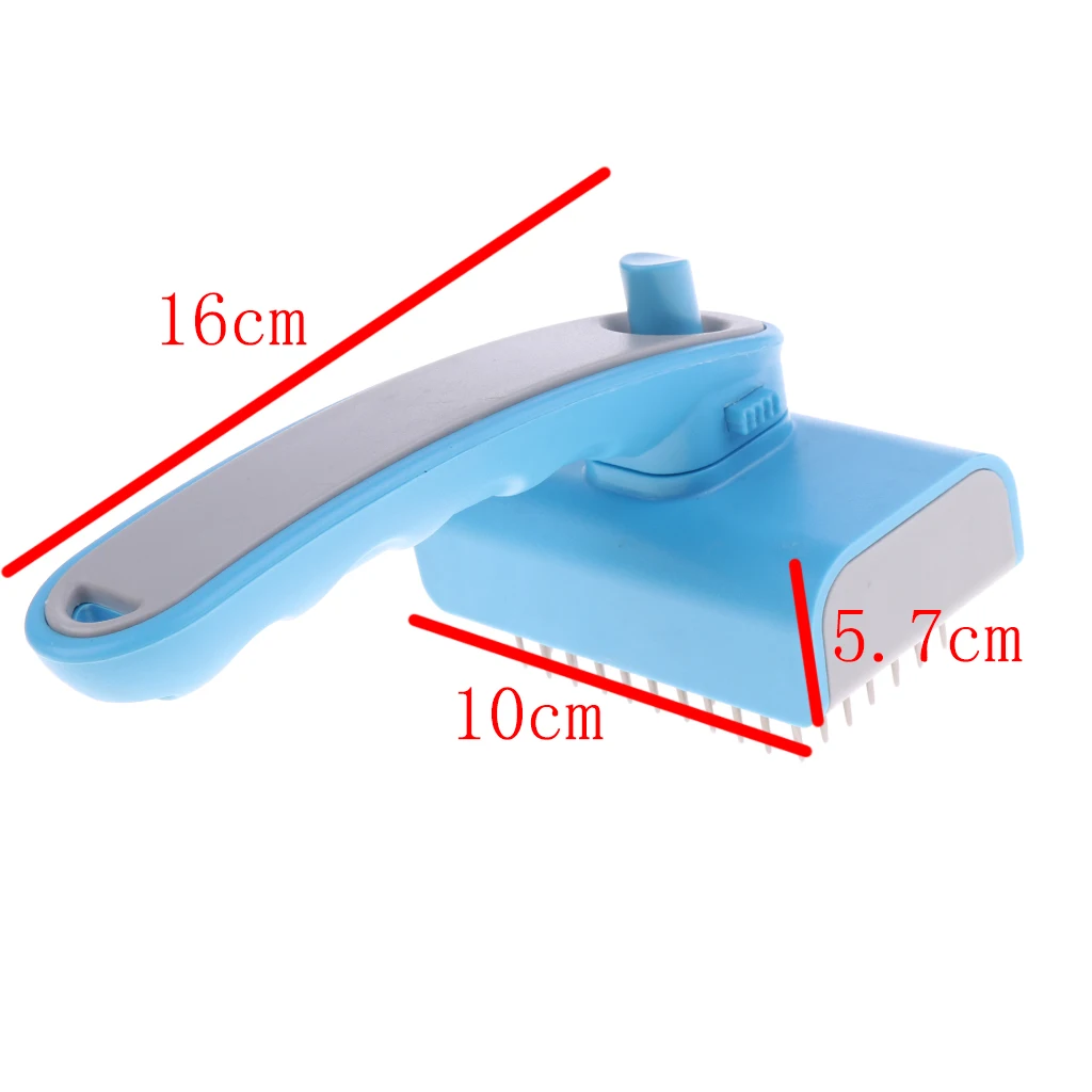 Pet Hair Grooming Brush Comb Fur Hairdressing Shaving Trimmer Rake Pet Slicker Brush