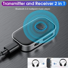 Bluetooth 5 0 Receiver Transmitter 3 5mm Jack Aux Wireless Adapter for Car Headphone Audio Receiver Music Player
