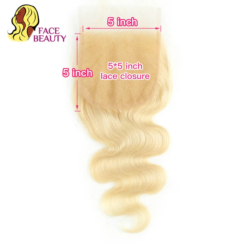 Facebeauty 613 Мёд блондинка Цвет волнистые натуральные пряди Remy перуанские
