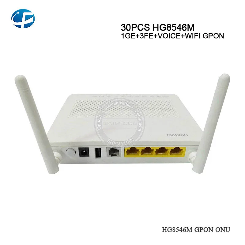 30PCS HG8546M Hua wei GPON OLT MA5608T, 1*1G MCUD+ MPWD(AC+ DC)+ 8 портов GPBD C+ плата GPON OLT, совместима с HG8546M GPON ONU ONT - Цвет: 30PCS HG8546M