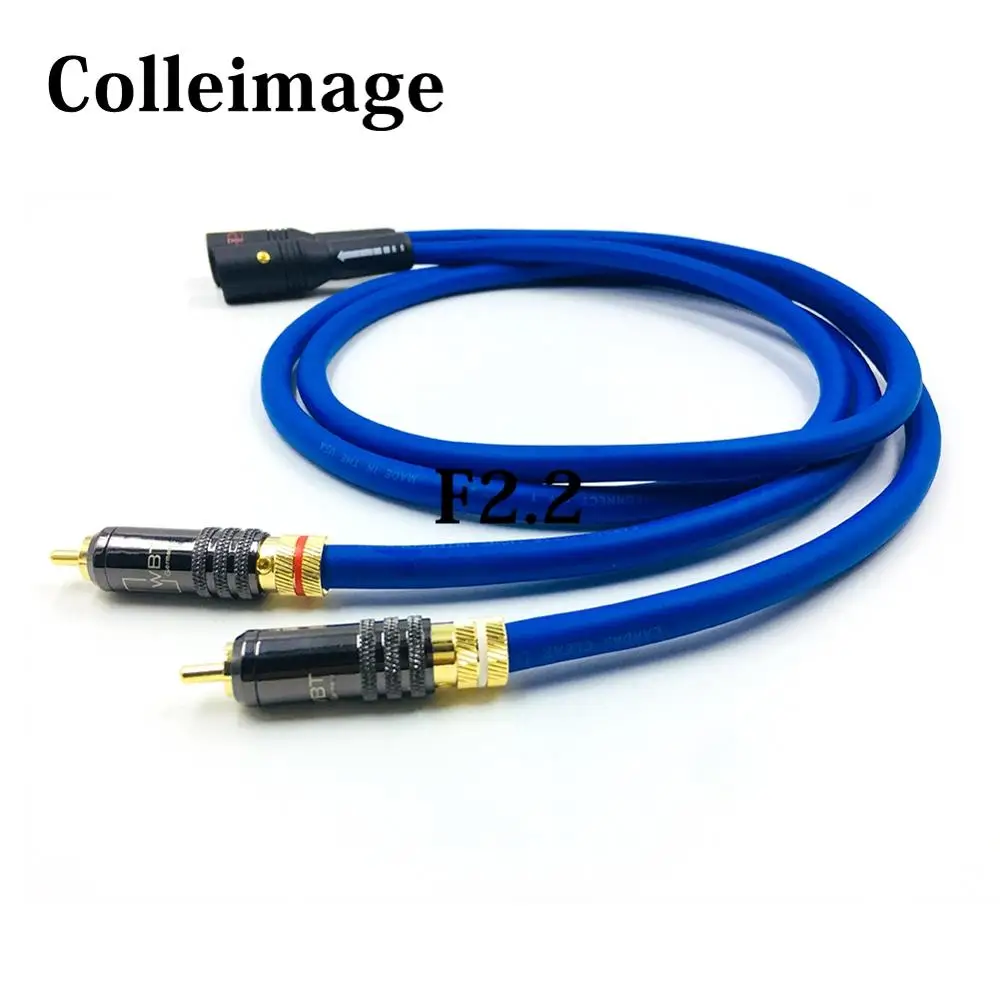 Аудиокабель Colleimage Hifi 2 XLR штырь-штырь аудиокабель Rca к Xlr сигнальный провод |