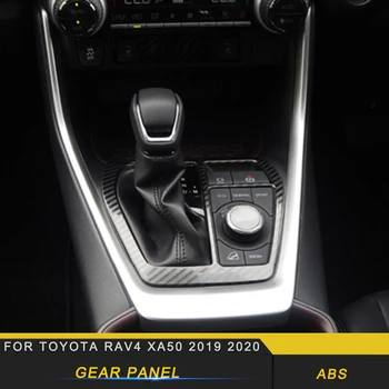 

For Toyota Rav4 Rav 4 XA50 2019 2020 Car Gear Shift Panel Cover Decor Trim Frame Sticker Chrome Interior Accessories