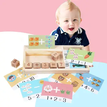 

Hot Sale Baby Early Childhood Education Learning Spelling Addition Subtraction Toy Card Mathematical Operations