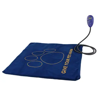 

Pet Electric Blanket Size Cat And Dog With Paw Print Dog Supplies Waterproof Anti-Bite Constant Temperature Heating Pad