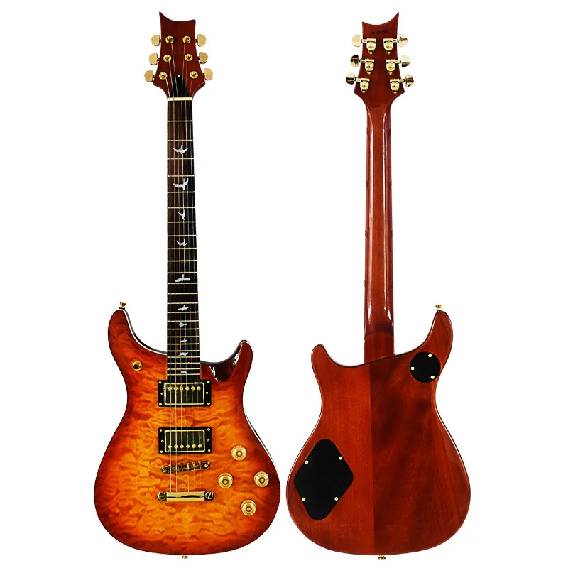 

Instrument Electric Guitar Water Wave wen wen Veneer Gold Accessories