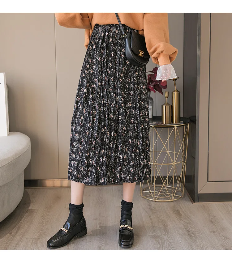 WS11338, модные женские юбки,, Подиумные, Роскошные, известный бренд, Европейский дизайн, вечерние, стильная женская одежда - Цвет: Черный