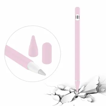 

Colorful Soft Silicone Compatible For Apple Pencil Case Compatible For iPad Tablet Touch Pen Stylus Protective Sleeve Cover