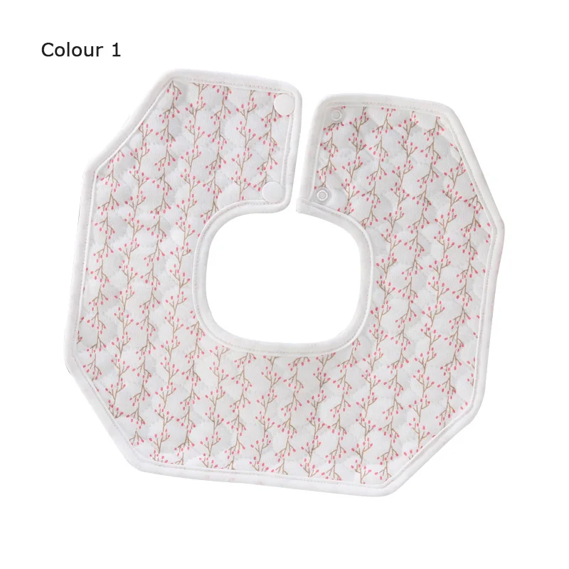 Color1 Octagon Детские Бандана Нагрудники 360 градусов младенческой Дети слюнявчик полотенце хлопчатобумажная пряжа абсорбирующие Слюнявчики для мальчиков и девочек милые печатные нагрудники - Цвет: Color1
