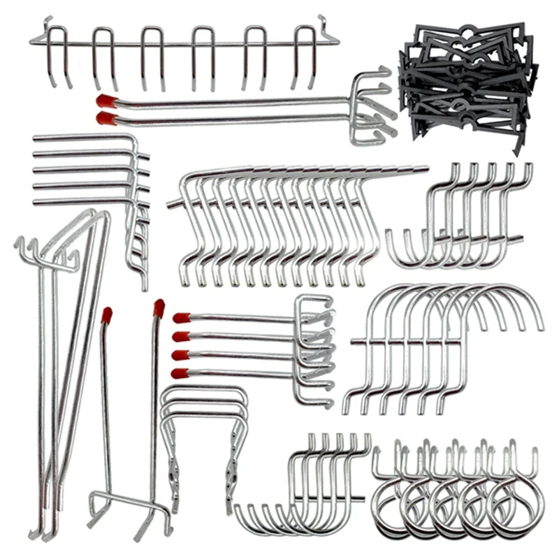 

Pegboard Hooks Assortment - 102Pcs Peg Hook Organization