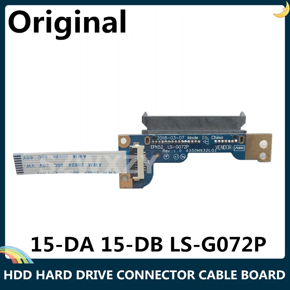 LSC новый оригинальный для HP 15 DA DB HDD разъем жесткого диска кабельная плата LS G072P