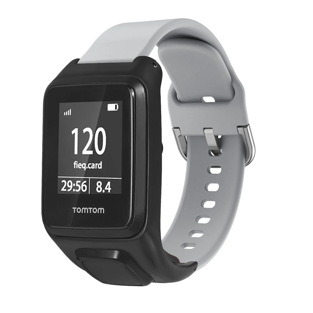 FIFATA красочные силиконовые часы ремешок для Tomtom Runner 3 для Tomtom Adventure умные спортивные часы сменный Браслет аксессуары