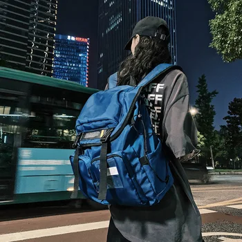 

Backpack female travel bag wild large-capacity casual male school bag high school and college students Korean fashion backpack