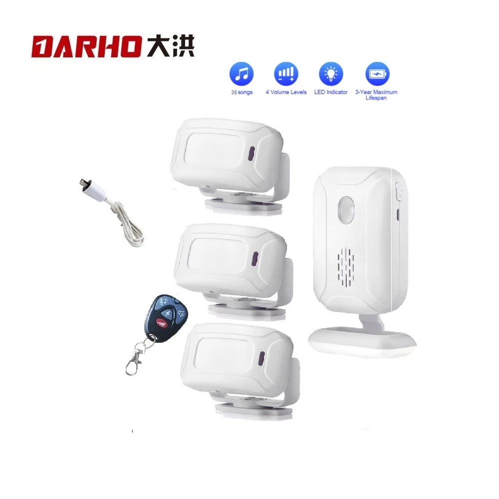 Беспроводной инфракрасный датчик движения Darho 3senors Shop Store | Безопасность и защита