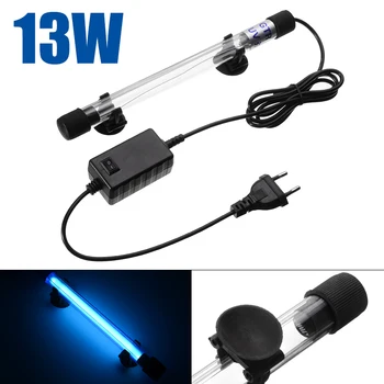 

1pc Aquarium UV lamp 13W LED Aquarium Lighting Underwater Diving Lamp UV Sterilizer Lamps Fish Tank Lights