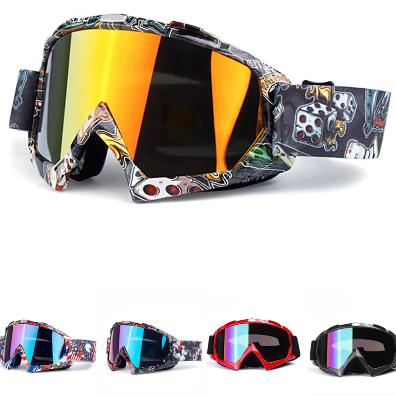 

Snow Goggles Frameless Skiing Eyewear Anti-Fog Anti-Wind Anti-UV Protector Adjustable Sunglass Protective Sponge Ski Mask Glass