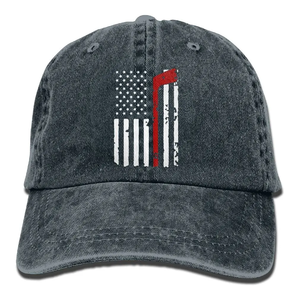 TSDFCMen и женская хоккейная джинсовая бейсболка с американским флагом в винтажном стиле