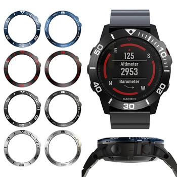 

A Metal Outer Edge Cover For Garmin Fenix 5x Bezel Ring Dial Scale Speed Protective Case For Garmin Fenix 5x Tachymeter