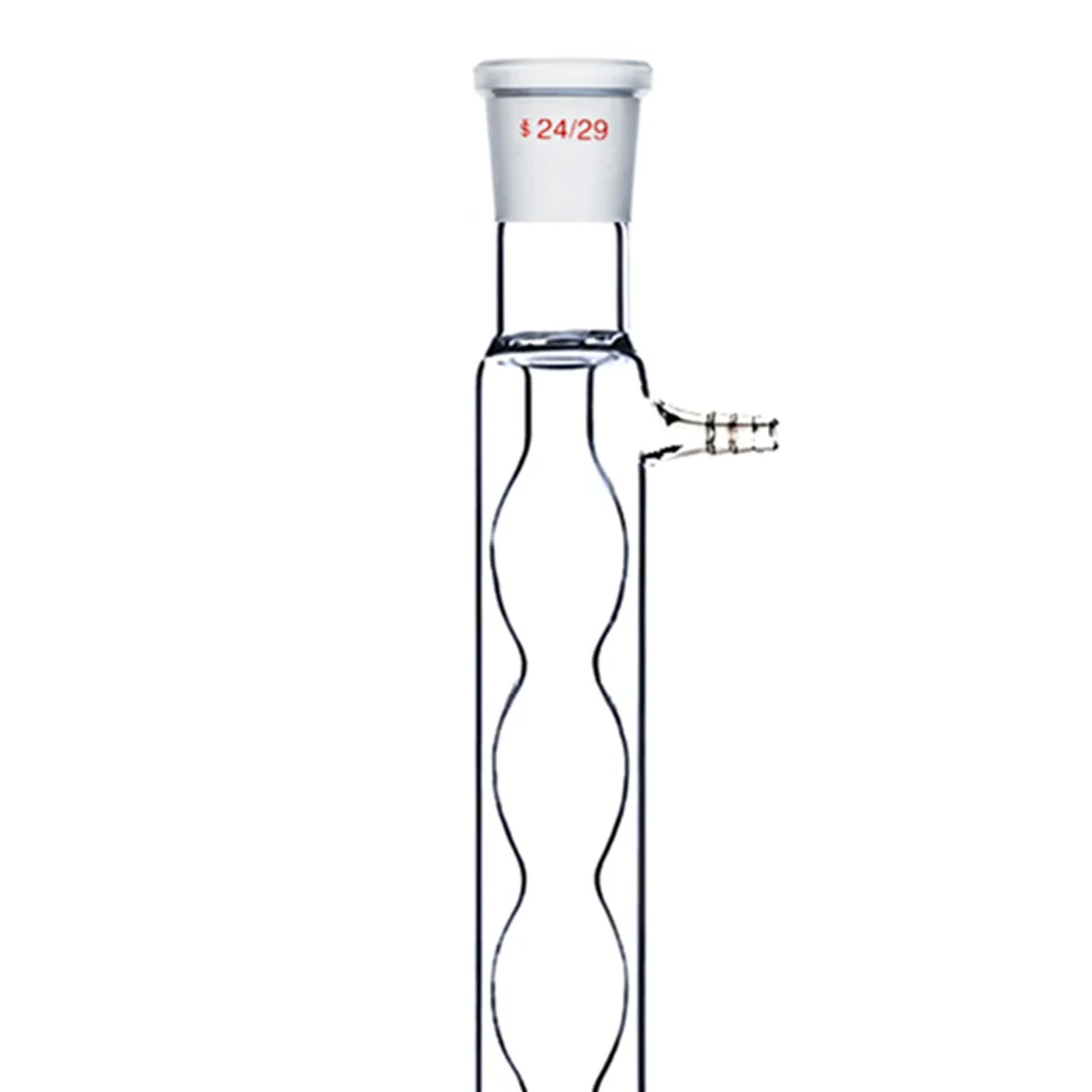 400 мм, 24/29, стеклянный конденсатор Allihn, 40 см длина кожуха, Шариковая форма, посуда для химической лаборатория