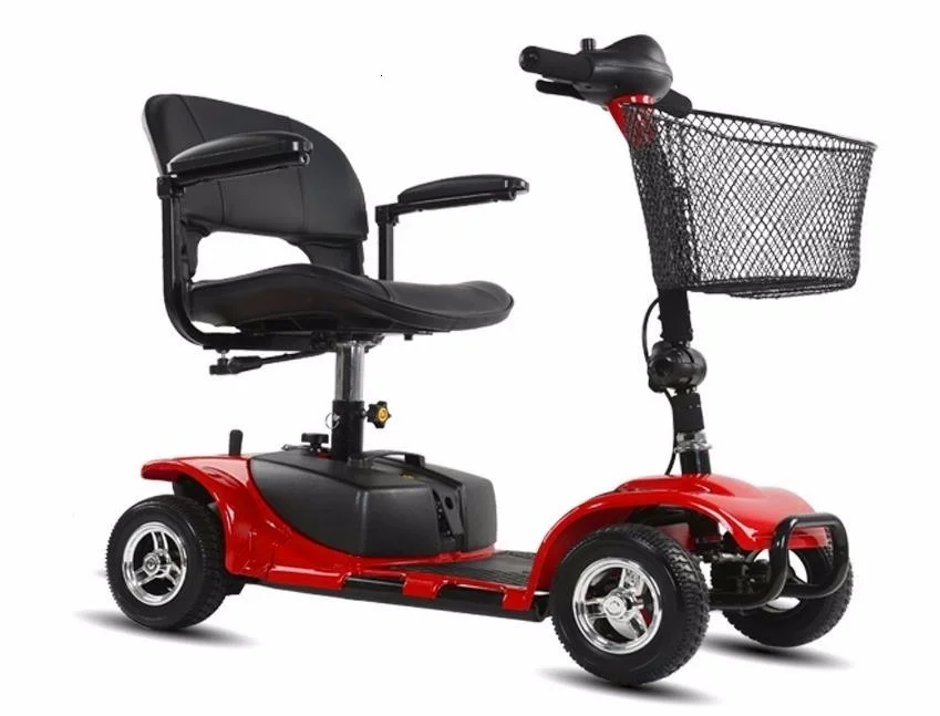 Electric Scooter For Elderly Four Wheels Electric Scooters 8 Inch 24V 250W Electric Kick Scooter For AdultsDisabled (13)