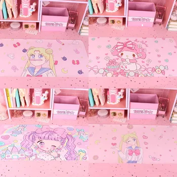 

1pc Anime Card Captor Sakura Sailor Moon Laptop Computer Mousepad Action Figure Toys Keyboard Gaming Mat Unicorn Mouse Pad Gift