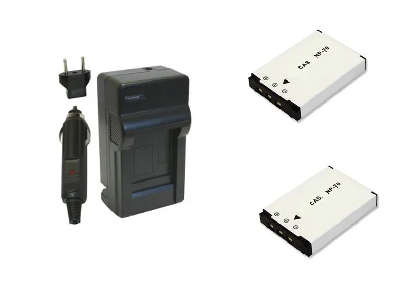 Черный NP-70 NP-70DBA NP70 NP70DBA CNP70 CNP 70 CNP-70 Батарея+ Зарядное устройство для объектива с оптическими зумом Casio Exilim EX-Z150 EX-Z250 - Цвет: Черный