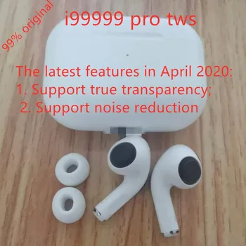 

i99999 pro tws new bluetooth earphone really transparent function i99000 max TWS blackpods pro for all smart phone iphone