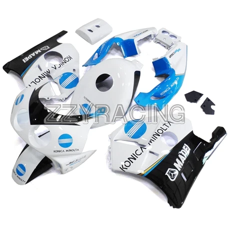 Выполните Обтекатели Наборы для Honda CBR250RR MC22 1990 1991 1992 1993 1994 CBR250RR MC22 впрыска ABS Пластик кузов белого и синего цвета