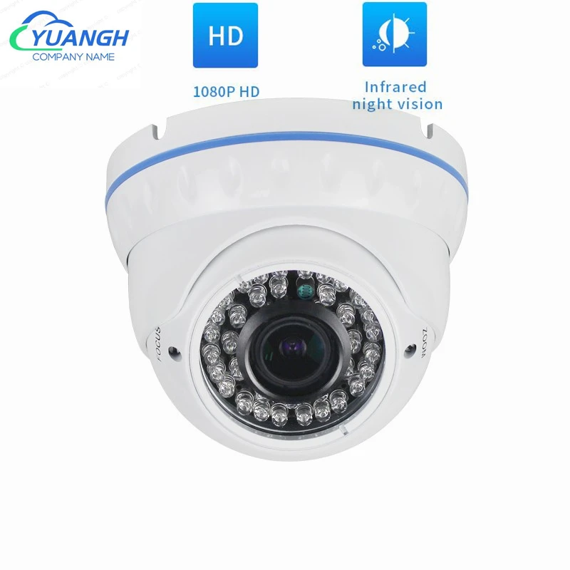 2MP камера видеонаблюдения s 1080P металлический купол 2 8 12 мм ручной зум объектив OSD