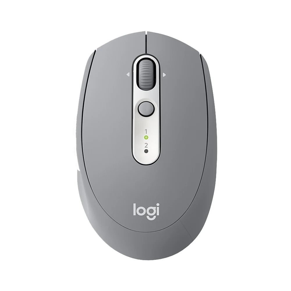 Беспроводная мышь logitech M585 с Bluetooth, многозадачная мышь с изогнутым дизайном, сверхточная прокрутка, мышь для Windows, мышь для Mac - Цвет: Gray
