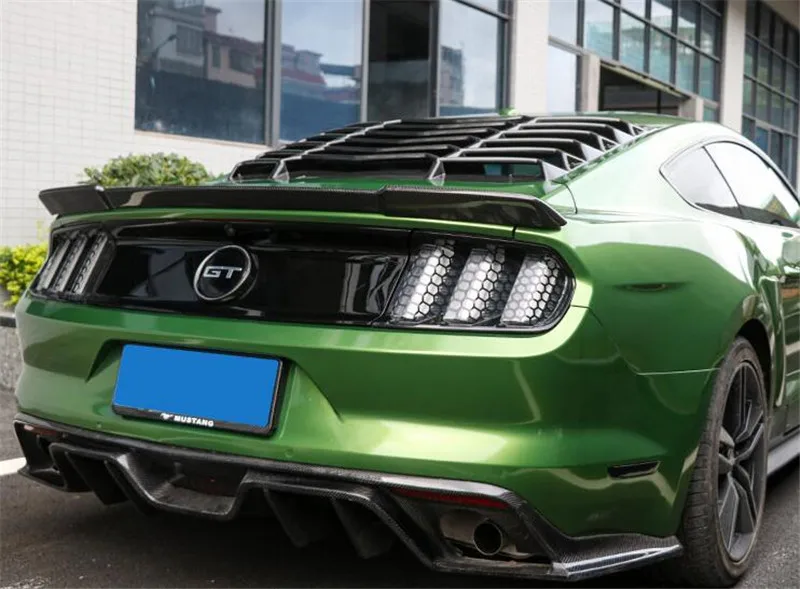 Для аксессуаров спойлер Mustang- Высокое качество углеродного волокна/материал frp накладка на багажник автомобиля Ford mustang цвет крыло
