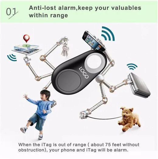 Анти-потеря bluetooth-трекер Детская сумка кошелек брелок для поиска ключей Сигнализация 4 цвета дропшиппинг