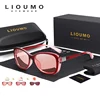 LIOUMO Fashion Design Women Sunglasses 2021 Polarized Photochromic Glasses Female Chameleon Goggle Anti-Glare lunette de soleil 1