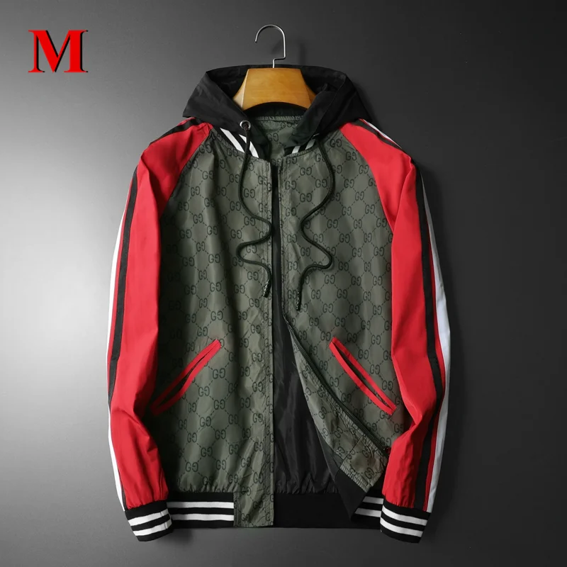 

2020 new luxury men jacket hooded G letter jacket men coat fashion Leisure jacket man