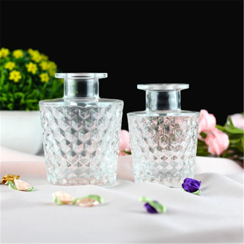 100ML150ML роскошный белый материал стекло ароматерапия бутылка для парфюма плотные прозрачные, со стразами бутылка эфирного масла
