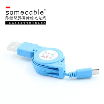 

Android Rapid Telescopic Data Wire 2A Fast Charge Mobile Phone for Apple Micro Creative Charger USB Date Cable