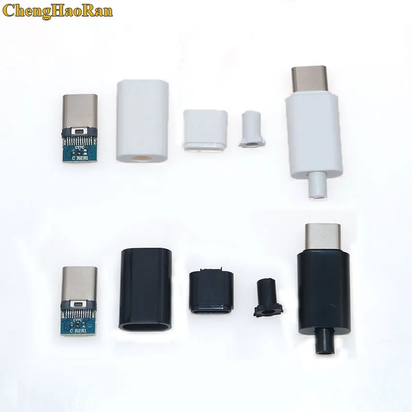ChengHaoRan 1 Комплект OTG USB-3.1 сварочный Штекерный соединитель USB 3 Тип C с печатной