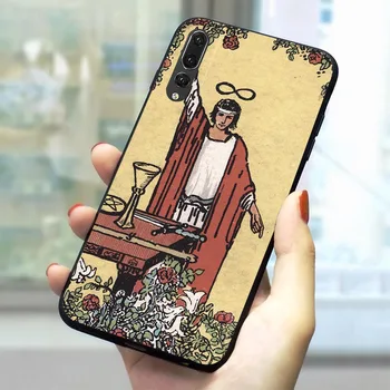 

Tarot Card Phone Case for Huawei Honor 6A Cover Honor Y6 Y7 Y9 Nova 3 3i 4 5i Honor 7A Pro 8 9 10 Lite View 20 Pro 9X