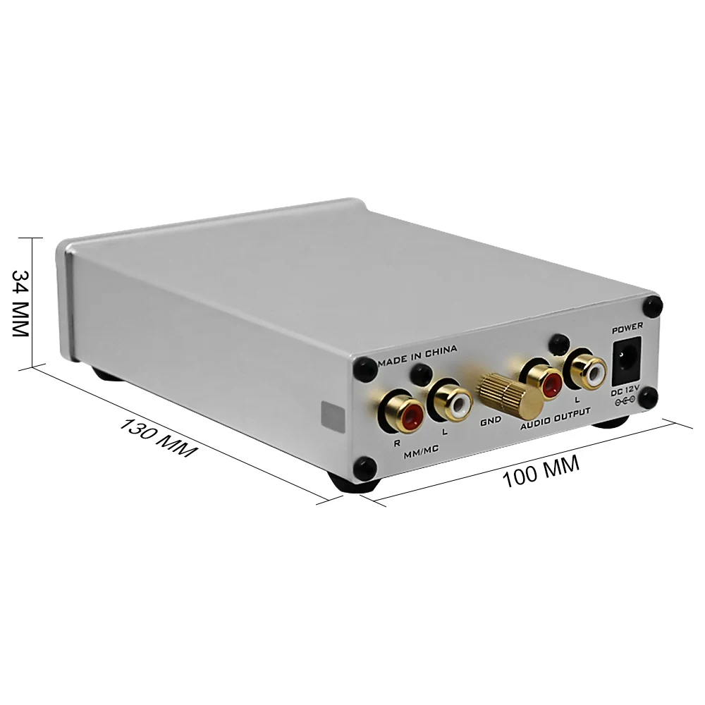 Предусилитель NFJ & FXAUDIO BOX02 LP проигрыватель виниловых записей HIFI Mini MM/MC